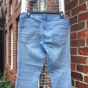 American Eagle crop denim jeans